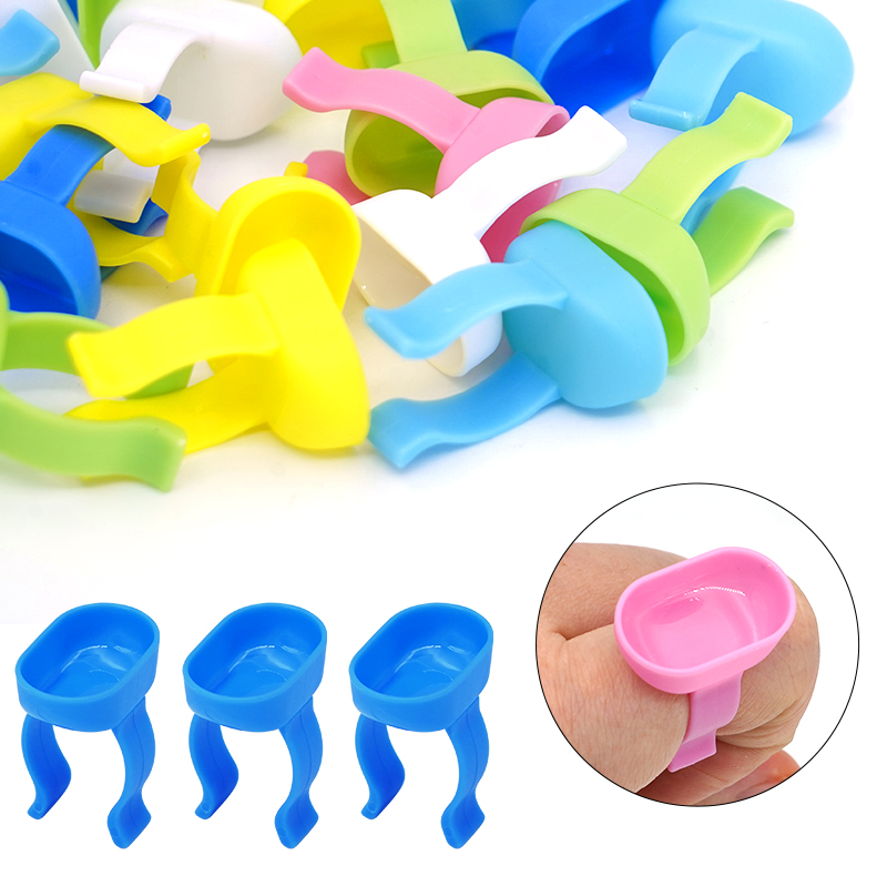 Mixing Cup Silicone - 20 stücke Dental Mischen Finger Ring