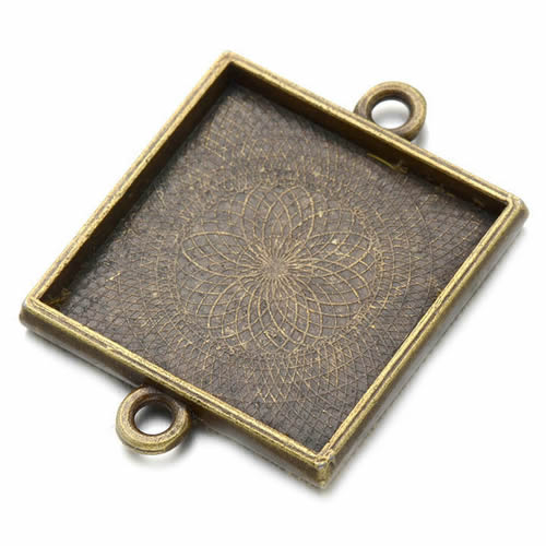 Onebeading Fit 25x25mm Quadrat – Bezels Set Pendant Bewertung und Preis