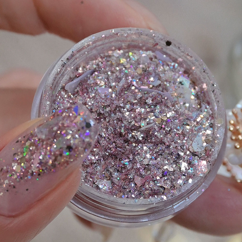 1/2 Boxen 1g holografische Gli – Gold Foil Flakes Bewertung und Preis