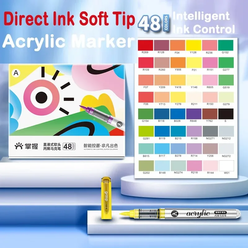 GRASP 120/1 Farben Marker, Acr – Copic Marker Sketch Bewertung und Preis