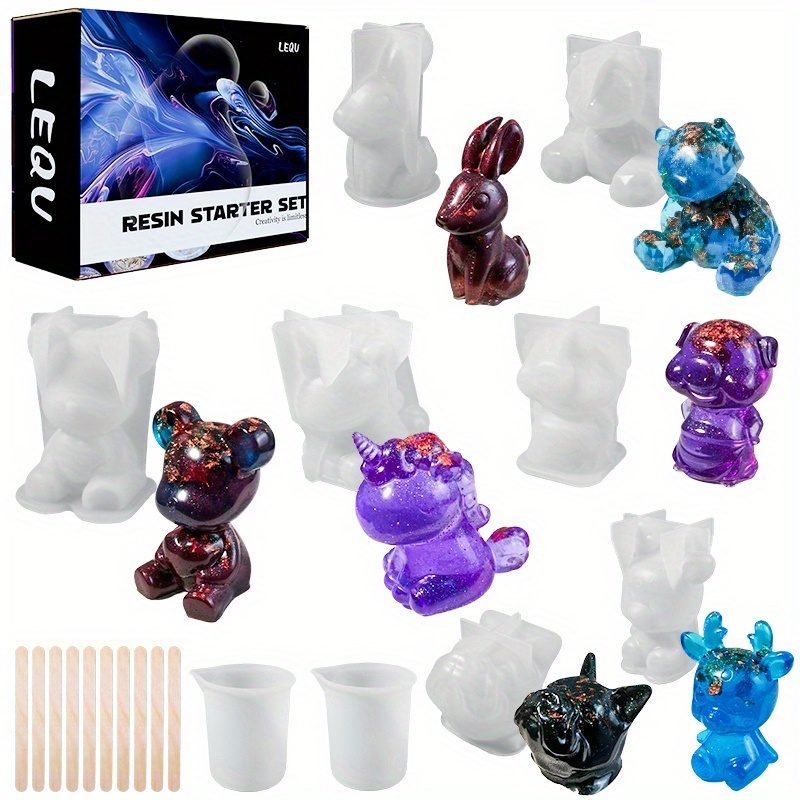19-teiliges Harz-Gießformen-Se – Resin Jewelry Kit Bewertung und Preis