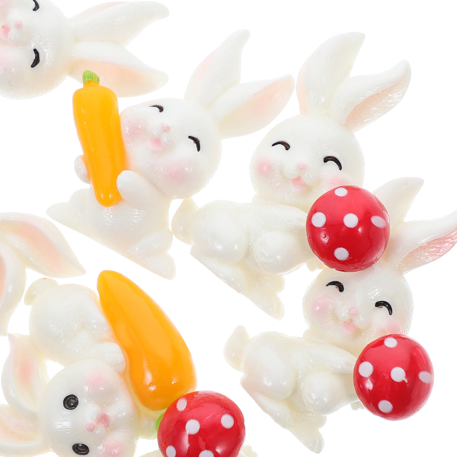 12 Stück Harz-Kaninchen-Karott – Resin Craft Supplies Bewertung und Preis