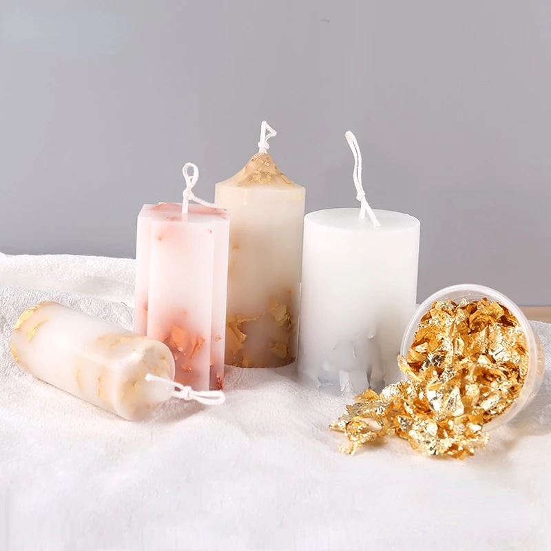 Kreative Handgemachte Kerze, D – Gold Foil Flakes Bewertung und Preis