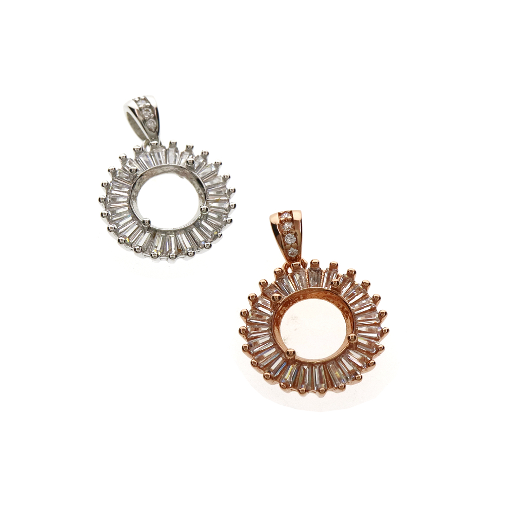 4-12MM Runde Lünette Rose Gold – Bezels Set Pendant Bewertung und Preis