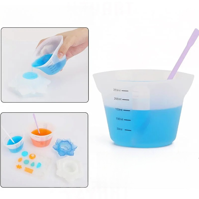 1 Stück Kreative Einfache 500m – Mixing Cup Silicone Bewertung und Preis