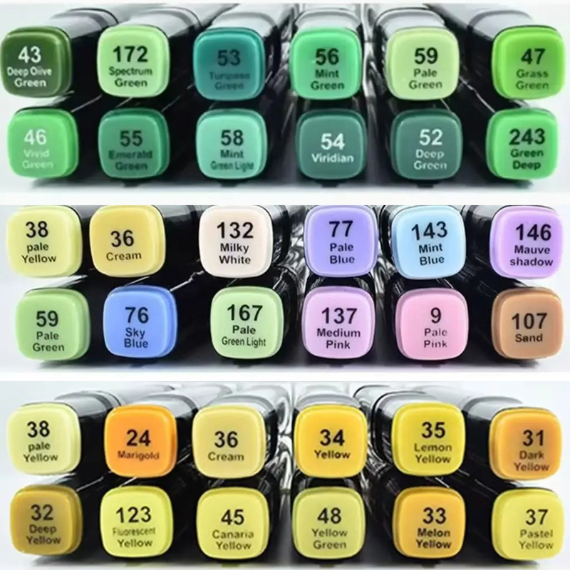 12 Farben/Set Macaron Alkoholb – Copic Marker Sketch Bewertung und Preis