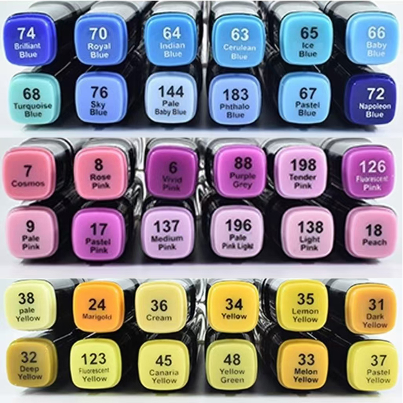 12 Farben/Set Macaron Alkoholb – Copic Marker Sketch Bewertung und Preis
