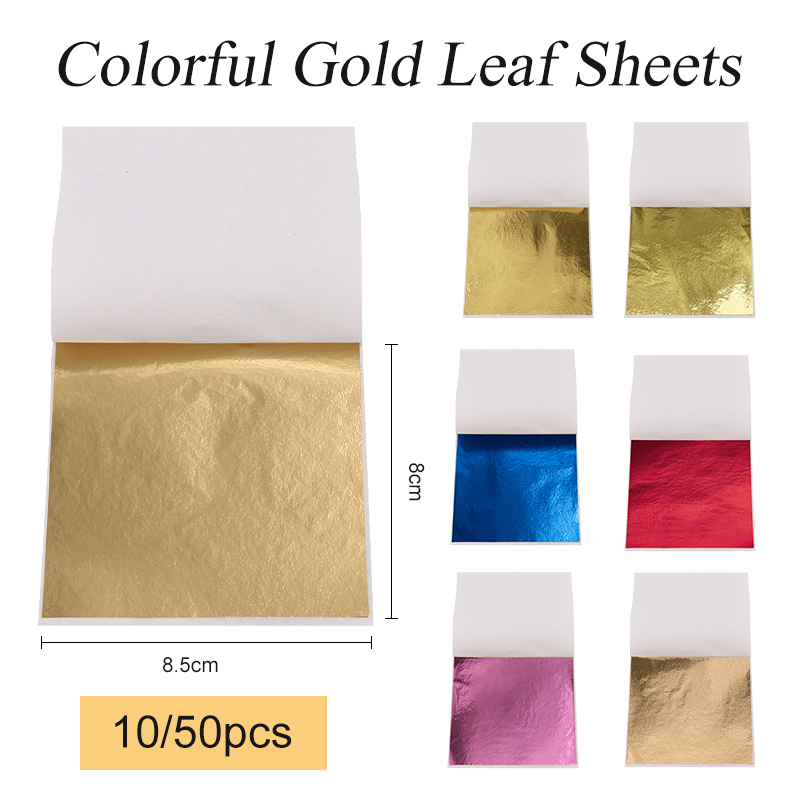 8x8,5 cm Taiwan Imitation Blat – Gold Foil Flakes Bewertung und Preis