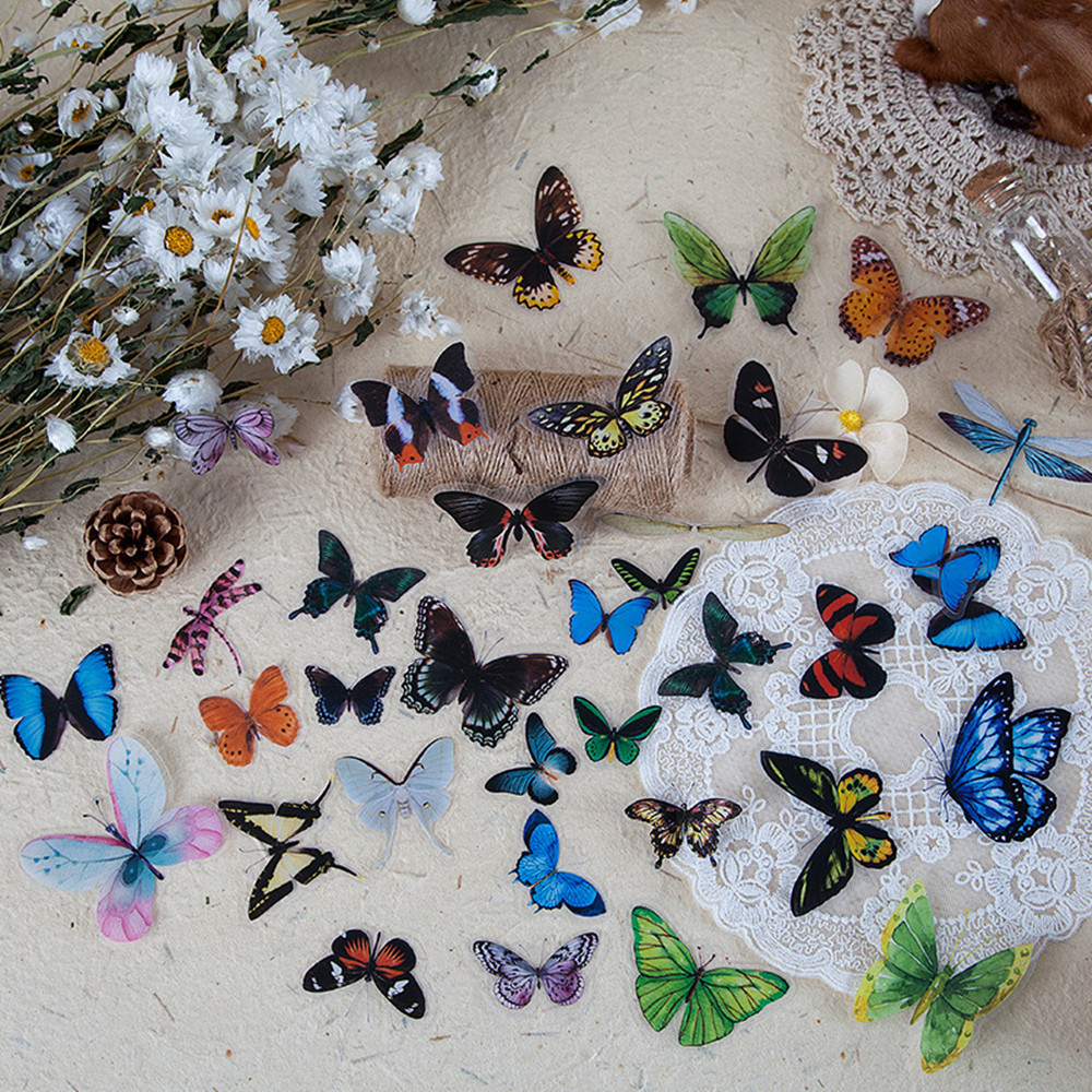 40 Teile/beutel Schmetterling  – Resin Craft Ideas Bewertung und Preis